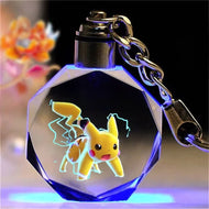 Bunte Pokemon Krystal Keychains Anhänger