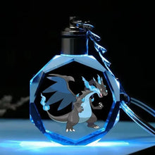 Lade das Bild in den Galerie-Viewer, Bunte Pokémon Pikachu Kristall Keychain Anhänger
