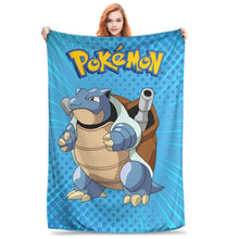 Carica l'immagine nel visualizzatore della galleria, Coperta soffice di Blastoise: divertiti con il potente Blastoise!