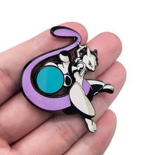 Lade das Bild in den Galerie-Viewer, Mewtu Mewtwo Pin Pokemon Brosche
