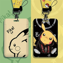 Load the image into the gallery viewer, Kawaii Pokemon Pikachu Badge with Lanyard