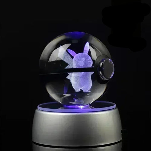Kristall Pokeball mit 3D Effekt Realxo Mewtu Pikachu uvm. kaufen