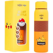 Cargue la imagen en el visor de la galería, Botella de agua Pokémon Pikachu de 500 ml para niños escolares