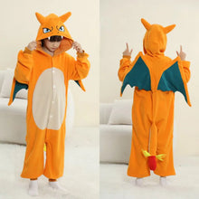 Lade das Bild in den Galerie-Viewer, Pokemon Onesie für Kinder Kigurumis, Kostüm, Halloween
