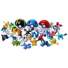 Lade das Bild in den Galerie-Viewer, Pokemon Geschenkbox 36 Figuren und 3 Pokebälle
