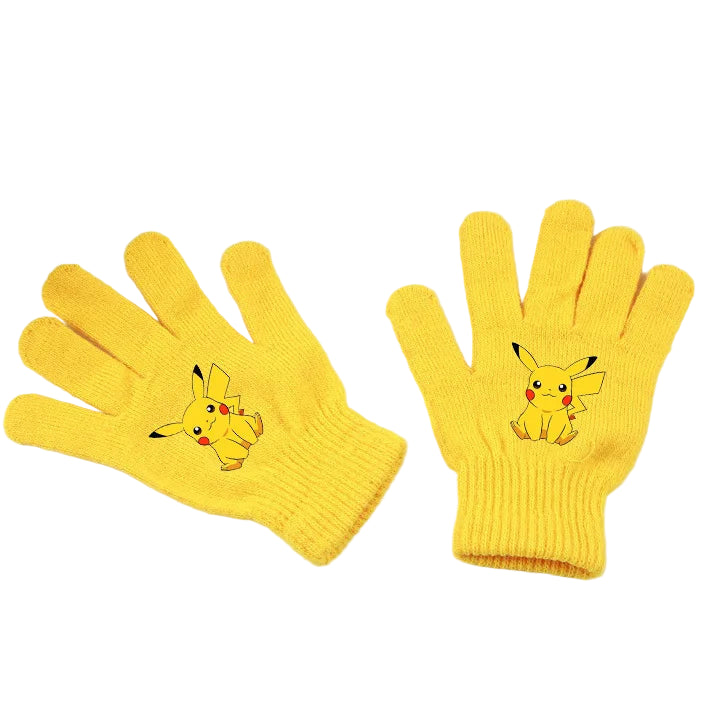 pikachu handschuhe Pikachu Winterhandschuhe in Schwarz oder Gelb kaufen