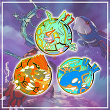 Lade das Bild in den Galerie-Viewer, Rayquaza, Groudon oder Kyogre Brosche, Pin Anstecker
