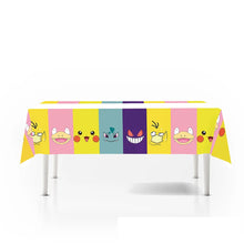 Lade das Bild in den Galerie-Viewer, Pokemon Kinder-Geburtstags Deko - Teller, Becher, Banner, Tischdecke etc.
