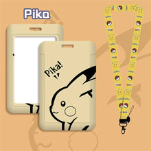 Load the image into the gallery viewer, Kawaii Pokemon Pikachu Badge with Lanyard