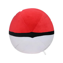 Lade das Bild in den Galerie-Viewer, Große Pokeball Plüsch Kissen (ca. 30cm)
