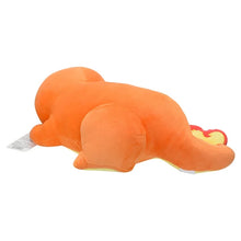 Lade das Bild in den Galerie-Viewer, Süßes Glumanda XXL Pokemon Stofftier in Schlafpose (ca. 45cm)
