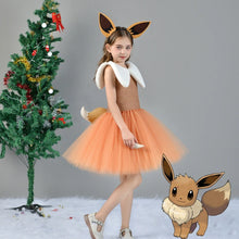 Lade das Bild in den Galerie-Viewer, Entzückendes Evoli Eevee Kleid Cosplay Kostüm
