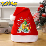 Weihnachtliche Pikachu Pokemon Mütze für Kinder oder Erwachsene