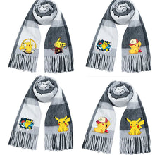 Lade das Bild in den Galerie-Viewer, Wärmender Pokemon Pikachu Winterschal für die kalte Jahreszeit
