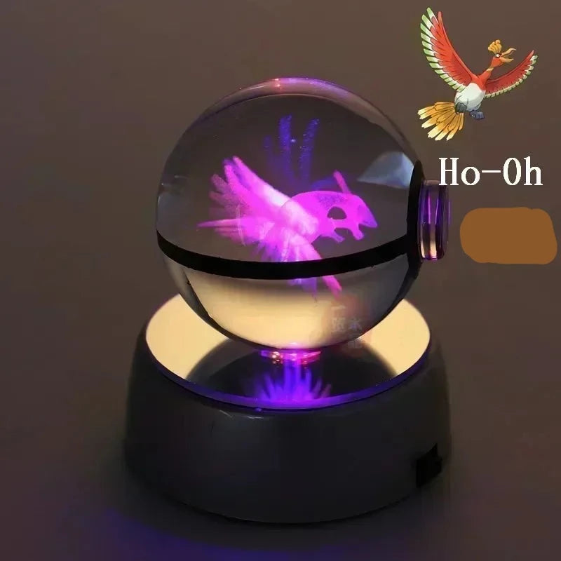 Kristall Pokeball mit 3D Effekt Realxo Mewtu Pikachu uvm. kaufen