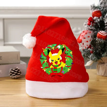 Lade das Bild in den Galerie-Viewer, Weihnachtliche Pikachu Pokemon Mütze für Kinder oder Erwachsene
