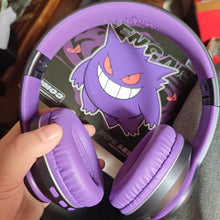 Lade das Bild in den Galerie-Viewer, Pokemon Bluetooth Kopfhörer im Evoli, Gengar oder Vulpix Motiv
