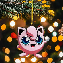 Lade das Bild in den Galerie-Viewer, Weihnachtsbaum Anhänger im Pokemon Look (Gengar, Pikachu, Schiggy, Charmander oder Pummeluff)
