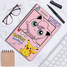 Load the image into the gallery viewer, Pokemon iPad Air Pro Smartcover with Pikachu, Bulbasaur, Squirtle, Jigglypuff motifs