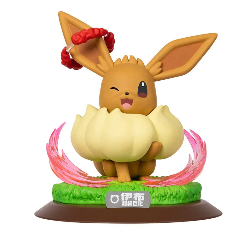Gigadynamax Glurak Charizard oder Evoli Eevee Gigadynamax Figuren