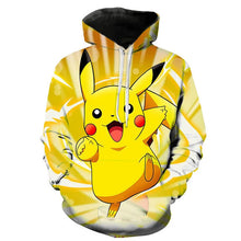 Lade das Bild in den Galerie-Viewer, Vollfarbige Bunte Pokemon Hoodies Pullover in vielen Motiven
