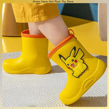 Lade das Bild in den Galerie-Viewer, Kinder Gummistiefel mit Pikachu Pokemon Motiven
