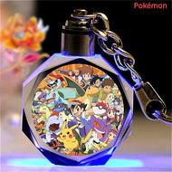 Bunte Pokémon Pikachu Kristall Keychain Anhänger