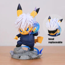 Chargez l'image dans la visionneuse de galerie, Figurine Pikachu Cosplay Gojo Satoru (environ 14 cm)