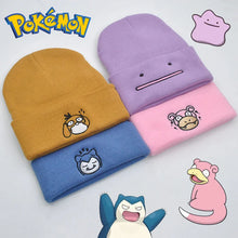 Lade das Bild in den Galerie-Viewer, Winter Pokemon Relaxo Ditto Enton Flegmon Beanies Mütze für die kalte Jahreszeit
