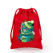 Lade das Bild in den Galerie-Viewer, Weihnachtliche Pokemon Pikachu Tassche mit Kordel für Nikolaus, Weihnachten Geschenke etc.
