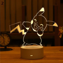 Lade das Bild in den Galerie-Viewer, Pokemon Anime Warmlicht Nachtlicht Deko Lampe
