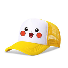 Lade das Bild in den Galerie-Viewer, Fröhliche Baseball Caps mit Pokemon Pikachu Motiven für Kinder oder Erwachsene
