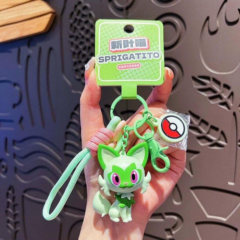 Bunte Pokemon Schlüsselanhänger in 5 verschiedenen Motiven