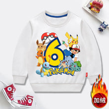 Lade das Bild in den Galerie-Viewer, Pokémon Happy Birthday Pullover für Kinder – Feiere deinen Geburtstag mit Stil
