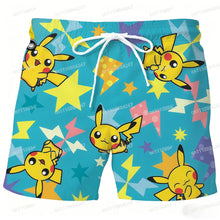 Lade das Bild in den Galerie-Viewer, Pokemon Sommer Strand- Badeshorts in vielen Motiven
