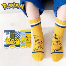 Carga la imagen en el visor de galería, Calcetines Infantiles Pokemon Pikachu Pack de 5