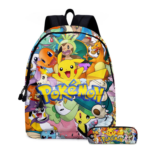 Pikachu Rucksack mit Federmappe im praktischen Set kaufen