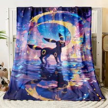 Lade das Bild in den Galerie-Viewer, Liebliche Evoli Entwicklungen Flanell Decken
