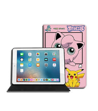 Load the image into the gallery viewer, Pokemon iPad Air Pro Smartcover with Pikachu, Bulbasaur, Squirtle, Jigglypuff motifs