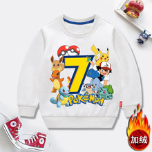 Lade das Bild in den Galerie-Viewer, Pokémon Happy Birthday Pullover für Kinder – Feiere deinen Geburtstag mit Stil
