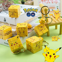 Load the image into the gallery viewer, Pikachu Rubik's Cube Keychain