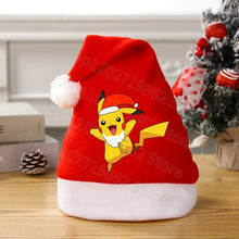 Load the image into the gallery viewer, Christmas Pikachu Pokemon hat for children or adults
