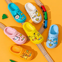 Lade das Bild in den Galerie-Viewer, Pokemon Kinder Sandalen Pummeluff Pikachu, Glumanda oder Schiggy Motiv
