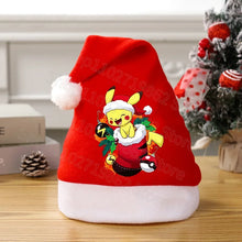 Load the image into the gallery viewer, Christmas Pikachu Pokemon hat for children or adults