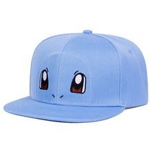 Lade das Bild in den Galerie-Viewer, Pokemon Hip-hop Caps Baseball Mützen in vielen Looks (Relaxo, Pikachu, Schiggy, Mew etc.)
