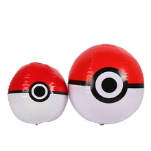 Lade das Bild in den Galerie-Viewer, Aufblasbarer Pokeball Strandball (ca. 30-40cm)
