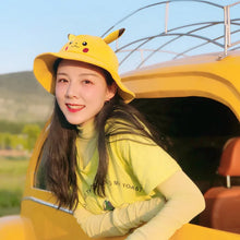 Load the image into the gallery viewer, Pikachu summer hats and caps for children or adults