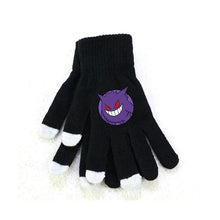 Lade das Bild in den Galerie-Viewer, Flauschige Winter Handschuhe mit Pokemon Motiven in Pink oder Schwarz
