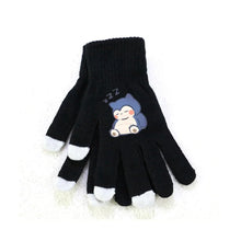 Lade das Bild in den Galerie-Viewer, Flauschige Winter Handschuhe mit Pokemon Motiven in Pink oder Schwarz
