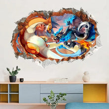 Carica l'immagine nel visualizzatore di gallerie, adesivi murali Pokemon - vari motivi